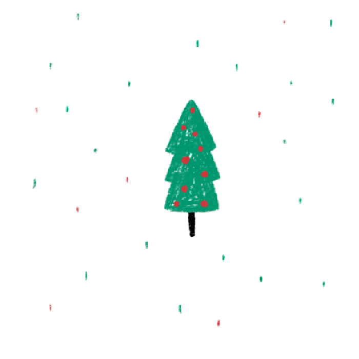 圣诞树 绿色 节日 动画