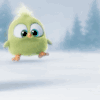 愤怒的小鸟 Angry Birds movie 毛茸茸 大眼 萌物 敲可爱 平地摔 扑街