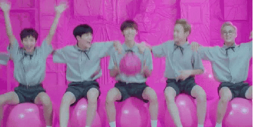 Chewing&Gum MV NCT&DREAM 一起 少年 帅 弹力球 挥手
