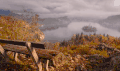 延时摄影 欧洲 秋天 长椅 风景