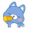 萌萌 萌萌狗 表情包 喝水
