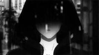 下雨 少女 心事重重 失望 淋雨 黑暗