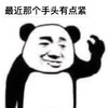 暴漫 熊猫头 最近手头有点紧 无奈 搞怪 逗