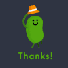 动画 礼帽 可爱 绅士 绿色 感谢 thank you