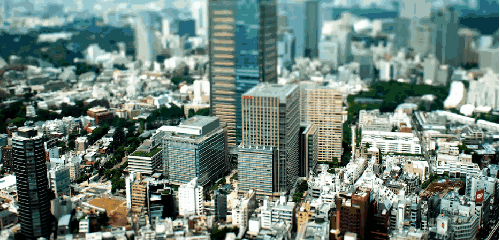 城市 日本 现代化 移轴摄影