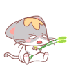 绿草 猫咪 瞌睡 可爱