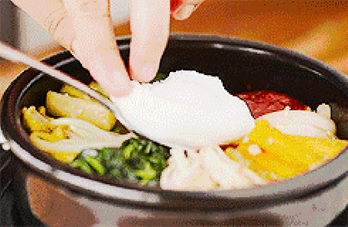 美食 吃货 石锅拌饭 蛋