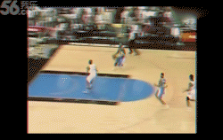 NBA 安东尼 篮球 滑翔 隔人 暴扣 掘金