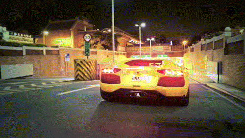 兰博基尼 Lamborghini 喷火 汽车