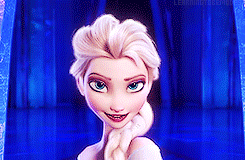 冰雪奇缘 艾莎 魔法 开心 转身 关门 迪士尼 动画电影 Frozen Disney