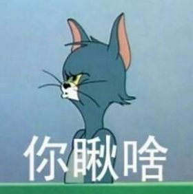 猫和老鼠 汤姆猫 文字表情包 搞怪 逗