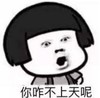 暴漫 文字表情包 你咋不上天呢 搞笑 逗 沙雕