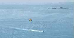 海上运动 海南 海水 海浪 纪录片 航拍中国 船 蜈支洲岛