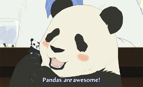 熊猫 动画 可爱 胖胖的 panda