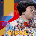 奇葩说 奇葩说5 颜如晶 偷偷抹泪 伤心 soogif soogif出品