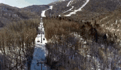 亚布力滑雪场 哈尔滨市 山 滑坡 纪录片 航拍中国 雪 黑龙江