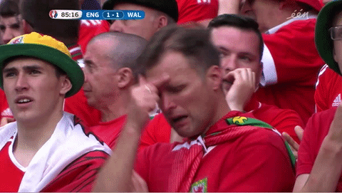 足球 哭 眼泪 威尔士