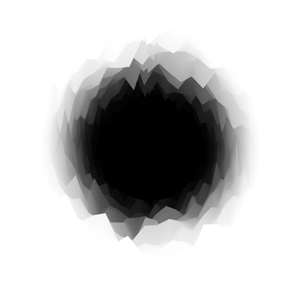 水墨 催眠 动效 墨团 黑色 循环 艺术设计