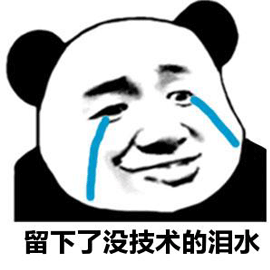 没技术 熊猫头 泪水
