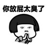 暴漫 文字表情包 你放屁太臭了 搞笑 逗 沙雕