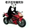 熊猫人 金馆长 骑摩托 老子开车撞死 你