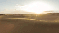 沙漠 一望无际 干旱 风景 太阳