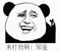 熊猫人 来打我啊 笨蛋 得瑟 搞笑