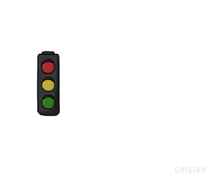 红绿灯 变换 灯光 解释