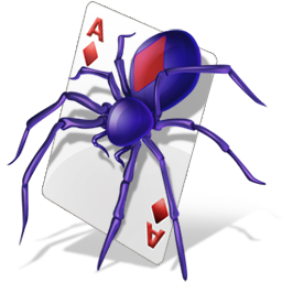 扑克 蜘蛛 紫色 立体