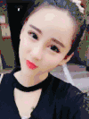 美女 发髻 可爱 自拍