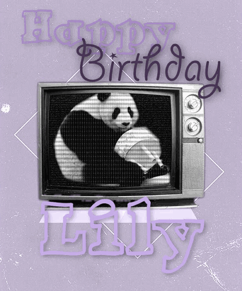 电视  熊猫 生日