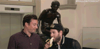 吉米·法伦 好基友 吃香蕉 雕塑