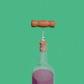 红酒 瓶起 过程 动漫