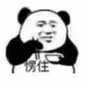 熊猫头 愣住 搞怪 逗