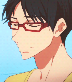 眼神 帅哥 交谈 卡通