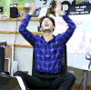 exo 金钟仁 kai 帅哥 开心 大笑