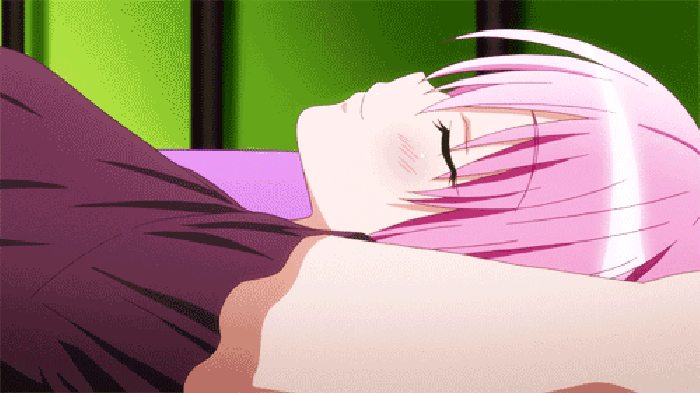 转身 拥抱 少女 粉色