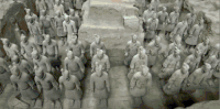 一号坑 兵马俑 历史遗迹 纪录片 航拍中国 陕西