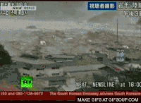 海啸 tsunami 灾难 拍摄