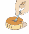 中秋 月饼 贺卡 动画 可爱