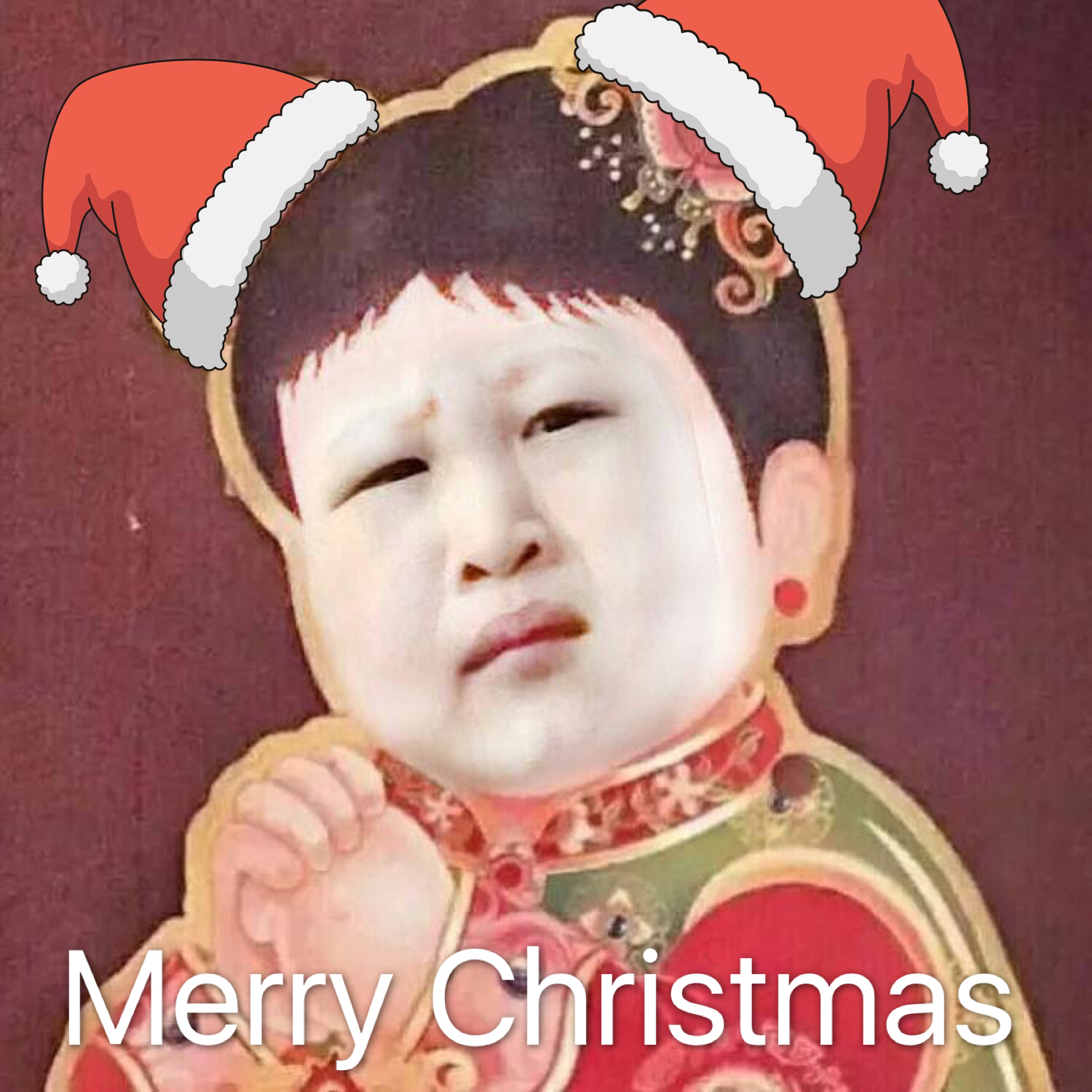 MerryChristmas 斗圖 搞笑 圣誕帽 圣誕節(jié)快樂(lè)