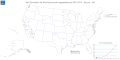 地图 美国 标识 覆盖