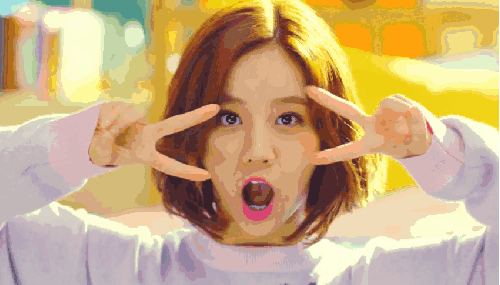 Girl's&Day Hello&Bubble MV 剪刀手 可爱 萌