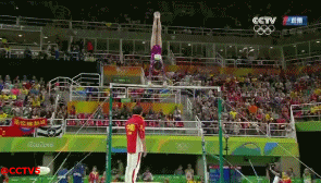奥运会 里约奥运会 女子 体操 团体 中国队 铜牌 赛场瞬间 高低杠
