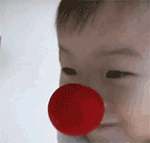 宋民国 宝宝 可爱 小丑鼻