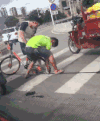 搞笑 乌龙 自行车 倒霉