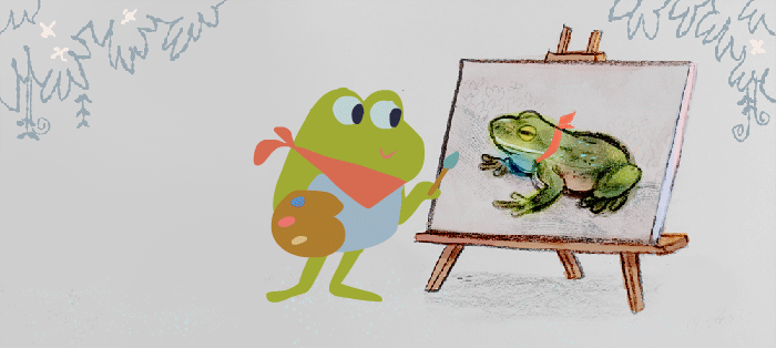 圈 闪光 动画 涂鸦 PS图象处理软件 青蛙