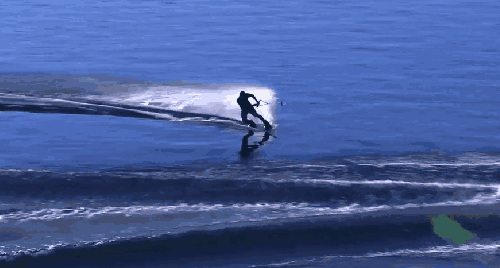 加拿大不列颠哥伦比亚省风光 旅游 极限运动 水上滑板 海洋
