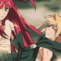 动漫 红发 女孩 抱着