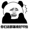 熊猫头 文字表情包 你们这群基佬好可怕 搞笑 魔性 逗趣
